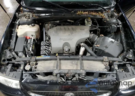 2004 Buick Lesabre Custom z USA, uszkodzony, nr VIN 1G4HP52K044104220